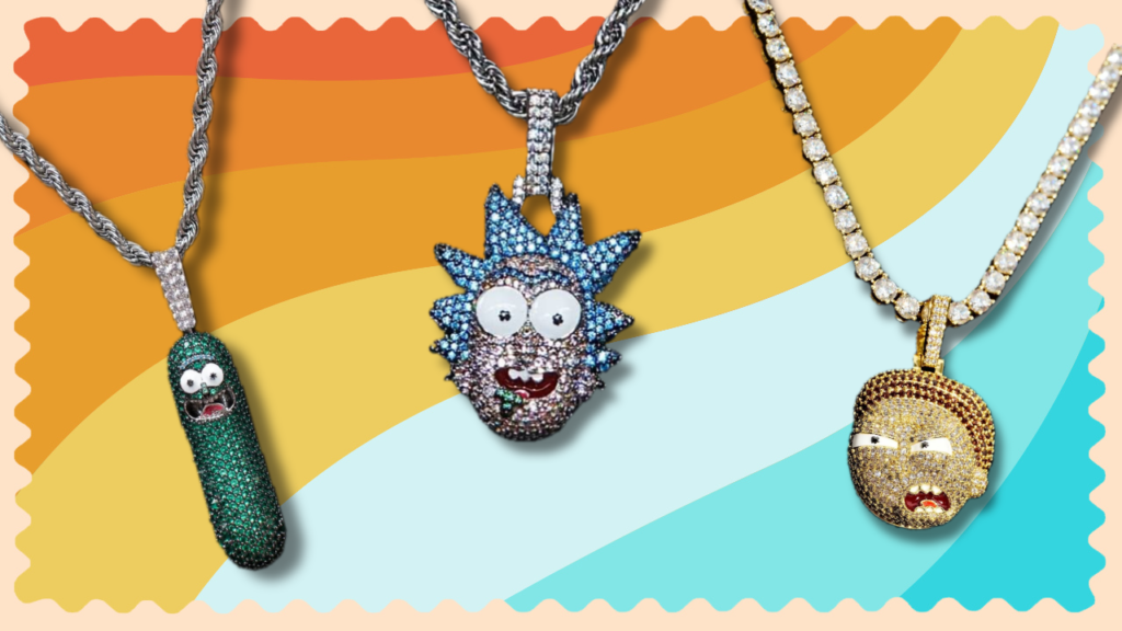 The New Rick & Morty GLD Jewelry Drop Is Here and the Pickle Rick Pendant Already Sold Out