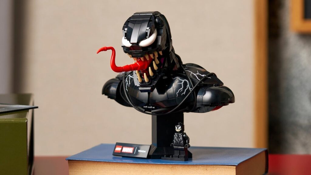 We Build the LEGO Venom Bust, A Small-Scale Tribute to Marvel’s Fearsome Antihero